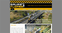 Desktop Screenshot of gruasflores.cl